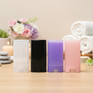 Oferta Especial: Envase de Plástico Personalizado para Desodorante Antitranspirante en Barra Retráctil de 10g, 15g, 20g, y Protector Solar en Barra, Blanco y Negro - Product Image 1