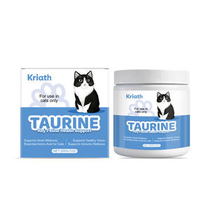 Poudre de <span class=keywords><strong>Taurine</strong></span> pour <span class=keywords><strong>Chat</strong></span>, Formule Douce, Santé Cardiaque, Visuelle et Immunitaire, Poudre Nutritionnelle Confortable pour le Corps de l'Animal de Compagnie - Product Image 1