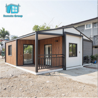 2025 pabrik grosir portabel lipat Hurricane Proof Prefab rumah sementara sekolah dan klinik medis