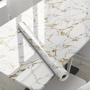 Carta da parati in PVC pellicola decorativa in marmo grano adesivo da parete per mobili da cucina in laminato edifici per uffici supermercati <span class=keywords><strong>vetro</strong></span> - Product Image 5