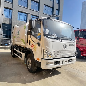 Camion compacteur de déchets Faw 4x2 pour la collecte de conteneurs, camion à ordures compactées, vente chaude en Chine - Product Image 3