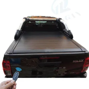 Vente chaude En Aluminium Rouleau Couvercle Obturateur Camionnette <span class=keywords><strong>Top</strong></span> Rétractable Roll Up Tonneau Couverture Pour Navara <span class=keywords><strong>Hilux</strong></span> <span class=keywords><strong>Revo</strong></span> - Product Image 4