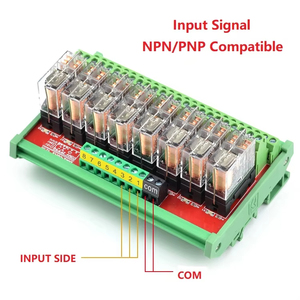 2-32 kênh PLC khuếch đại tín hiệu 10A pluggable Relay Module 12V 24V DC 1NO + 1NC NPN/PnP tương thích Din Rail núi - Product Image 2