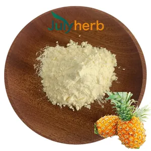 Julyherb - Extrato de abacaxi bromelain GDU 2000 em pó de alta qualidade para atacado, enzima bromelain em pó