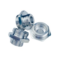 Pièces en aluminium de haute précision personnalisées OEM Service d'usinage CNC durable avec raccords de quincaillerie en acier