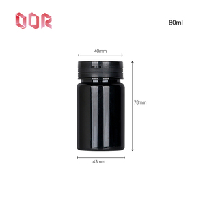 Multiple size optional PET Plastic Bottles 80cc 100cc 120cc 150cc food grade <b>jar</b> for Health Supplements and Repackaging - Product Image 5