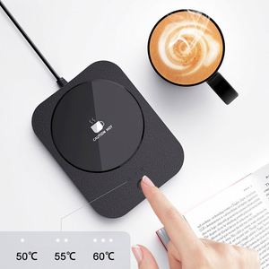 Xzx244 Temperature Control Self Heating Electric Heater <b>Ceramic</b> Smart Mug Warmer With Thermostatic Coffee <b>Cup</b> Set - Product Image 2