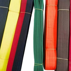 Profesyonel Özel Renkli Yumuşak Dövüş Sanatları Tekvando Kemeri, Ustalar İçin Antrenman Kemeri - 4cm Genişliğinde Siyah Kuşak - Product Image 5