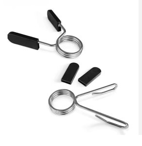 2 Piezas de Abrazaderas de Resorte para <span class=keywords><strong>Barra</strong></span> de Pesas de 24/25/28/30/50 mm, Clips de Bloqueo para Mancuernas de Gimnasio, <span class=keywords><strong>Kit</strong></span> de Bloqueo Estándar para Levantamiento de Pesas - Product Image 2