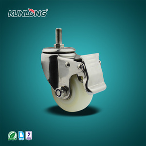 Hardware-Teile SK6-ZZ75108S-S 3 Zoll Eisen Heavy Duty Caster Wheel Verzinkte Bremse Caster Wheels - Product Image 5