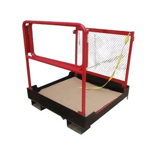 מלגזה בטיחות כלוב עובד פלטפורמות אוויר עבור הרמת מעמיס משאית מעמיס סקיידר משאית - Product Image 4