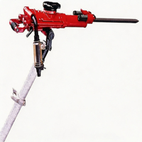 Foreuse rotative diesel pneumatique YT27, marteau-piqueur durable, perceuse à roche portable avec moteur pour l'exploitation minière souterraine