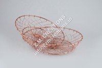 Panier de rangement décoratif en métal pour fruits et légumes, pour salle à manger, cuisine, salons-Solution de rangement d'organisation