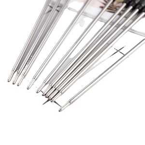 Recharges de stylo à bille à rotation fluide - Recharges d'encre gel métallique tactiques pour une expérience d'écriture premium - Product Image 3