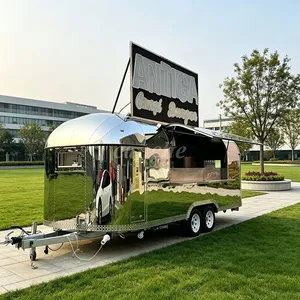 Chariot de restauration mobile pour hot-dogs, camion de nourriture, remorque de camping en plein air, entièrement équipé, conforme aux normes australiennes - Product Image 1