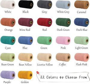 Corda di cotone 10mm 66 piedi intrecciata corda multiuso in cotone per annodare <span class=keywords><strong>macramè</strong></span> - Product Image 5