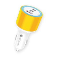 Chargeur de voiture USB+2 Type-C 120W, charge rapide, adaptateur de voiture USB Type C PD 120W, 3 ports USB-C, charge rapide pour téléphone portable