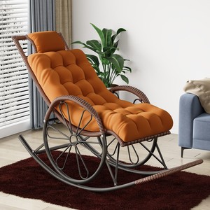 Sillón Mecedora <span class=keywords><strong>de</strong></span> Metal <span class=keywords><strong>de</strong></span> Diseño Moderno y Lujoso para Sala <span class=keywords><strong>de</strong></span> Estar, Balcón o Dormitorio, Venta al Por Mayor <span class=keywords><strong>de</strong></span> Fábrica 2024 - Product Image 3