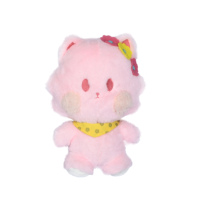 Chat rose mignon Couple cadeaux de vacances personnalisés en gros décor à la maison accessoires de voyage poupées en peluche animaux
