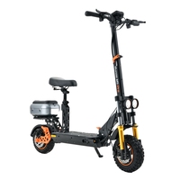 M5 Pro skuter listrik 48v 1200w, Model produk dapat dilipat dengan tempat duduk pintar tipe produk skuter listrik