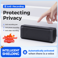 Bloqueur d'enregistrement audio portable F16, brouilleur vocal avec batterie 5200mAh et distance d'interférence de 3 à 6m