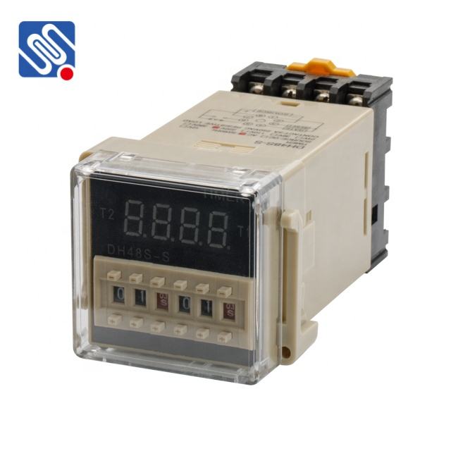 Meishuo DH48S-S AC 12v 24v 110v 5A Electricity Digital Cyclic Timer Delay Relays with Reset and Pause Function