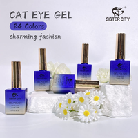 Vernis Gel Effet Œil de Chat Magnétique 3D UV LED Soak Off pour Usage Professionnel en Salon et Manucure Quotidienne