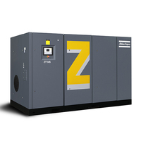 Compresseur d'air sans huile Atlas Copco ZT75VSDFF ZT75 ZT75VSD refroidi par air avec certification classe 0