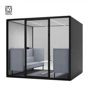 Cabina <span class=keywords><strong>de</strong></span> <span class=keywords><strong>Trabajo</strong></span> Moderna Insonorizada, Cabina Telefónica para Reuniones, Cabina Acústica Insonorizada para <span class=keywords><strong>Estudio</strong></span>, Cabina <span class=keywords><strong>de</strong></span> Grabación, <span class=keywords><strong>Estudio</strong></span> - Product Image 3