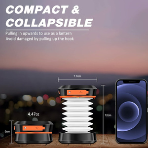 <span class=keywords><strong>Linterna</strong></span> <span class=keywords><strong>Solar</strong></span> <span class=keywords><strong>Inflable</strong></span> para Camping, Lámpara LED Plegable para Tienda de Campaña, Recargable por USB, Lámpara de Emergencia, Impermeable IP65 - Product Image 2