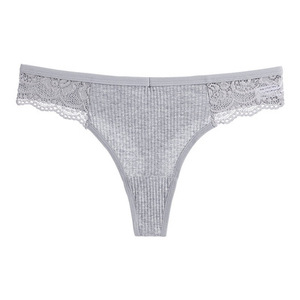 Mutandine da <span class=keywords><strong>donna</strong></span> Sexy in puro cotone di alta qualità <span class=keywords><strong>perizoma</strong></span> da <span class=keywords><strong>donna</strong></span> slip da <span class=keywords><strong>donna</strong></span> in pizzo di cotone filettato confortevole - Product Image 5