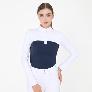 เสื้อขี่ม้าผู้หญิง คุณภาพสูง แขนยาว 5 สี เสื้อแขนยาวสำหรับกีฬาขี่ม้า - Product Image 2