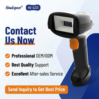 Scanners de codes-barres sans fil portables 2D industriels, scanner de codes-barres sans fil DPM
