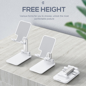 Supporto per Telefono Pieghevole e Regolabile in Altezza e Angolazione, Universale per Cellulari e Tablet, Stand da Scrivania Portatile - Product Image 6
