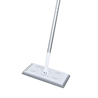Nouveau sec humide poussière balayeuse sol presser pliant Super 360 rotatif paresseux facile plat en plastique microfibre vadrouille