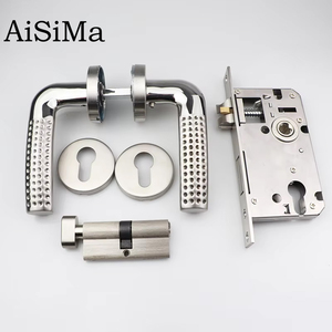 Cerradura de puerta de acero de madera de acero inoxidable 304 resistente para casa - Product Image 1