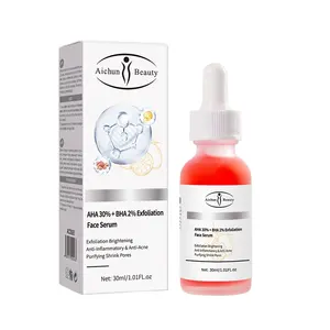 BHA2 % Peeling Gezicht Serum Vloeistof Vrouwelijke Aangepaste Prive Logo Dagelijkse Huidverzorging Regelmatige Size 15 Jaar Ervaringen 30Ml 500Pcs