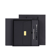 Carnet de notes A5 en cuir PU de luxe personnalisé avec stylo et mug, coffret cadeau promotionnel, cadeau d'entreprise