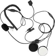 Toptan kulaklık hoparlör Mic, motosiklet kask 2Pin kulaklık hoparlör Mic PTT baofeng moto-rola vb radyo için - Product Image 4