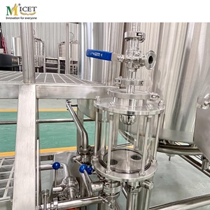 Micet 5bbl 7bbl microbrewery chìa khóa trao tay thiết bị nhà máy bia lên men PLC Hệ thống làm mát cho bia thủ công brewpub nhà hàng <span class=keywords><strong>taproom</strong></span> - Product Image 3