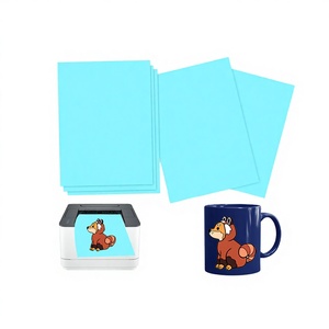 A.DSon Blue Backing Laser Inkjet Water Slide Transfer Decal <b>Papers</b> White Text <b>Pattern</b> Printing Cosmetic Box Use Sizes/ - Product Image 2