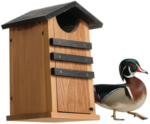 Tùy Chỉnh Sóc Nhà Screech Barn Owl Hộp Vịt Tổ Nơi Trú Ẩn Tuyết Tùng Chim Nhà Cho Bên Ngoài Mộc Mạc Lớn Nhà Chim Lồng Hộp - Product Image 2