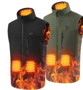 Chaleco calefactor inteligente para hombre, cortavientos, informal, para invierno, con cierre de cremallera, 9 zonas de calefacción, chaqueta cálida. - Product Image 3