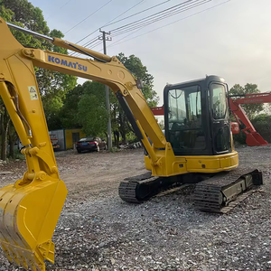 Venta Directa de Japón: Excavadora Mini Komatsu PC55MR Usada de 5.5 Toneladas, Máquina Industrial con Certificación CE, Motor y Bomba - Product Image 2
