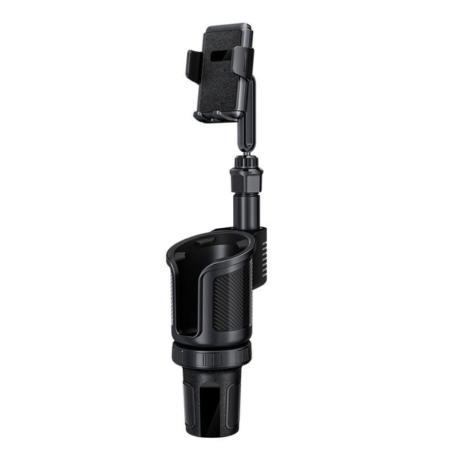 360 Angle Rotation Adjustable Telescopic Long Arm Car Cup Phone Holder for Most Smartphones