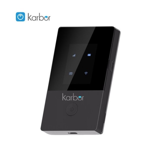 Karbor 4G Mini Portable Outdoor Router with QoS Support Band B1.B3.B5 WiFi 6 300Mbps Wireless Hotspot WIFI Router