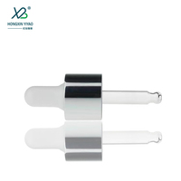 Flacon en verre transparent carré de 40 ml avec fond à motif écossais, personnalisable par sérigraphie, compte-gouttes pour collyre