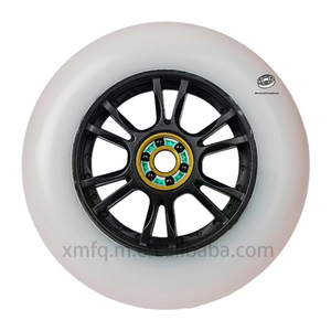 2025 phục hồi cao PU đua tốc độ Inline Skate bánh xe hai lớp Con lăn trượt băng 90mm 100mm 110mm 85 + 64A bánh xe độ cứng kép - Product Image 4