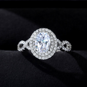 Anello di Fidanzamento F742 per Donna con Diamante Naturale Taglio Brillante Rotondo Classico 1.0 Ct - Product Image 5