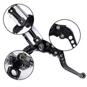 Kit de Palancas de Freno y Embrague Hidráulico Universal de 7/8'' (22mm) con Cilindro Maestro y Depósito para Motocicleta, Controles Izquierdo y Derecho - Product Image 6